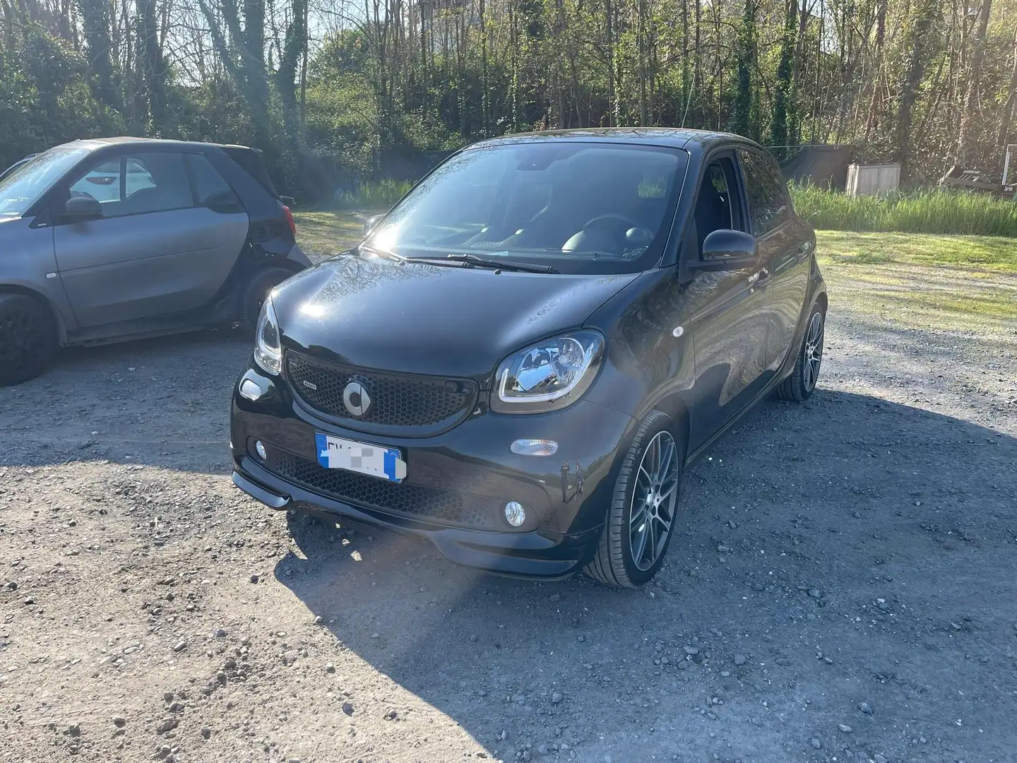 smart brabus Forfour Чорний - 1