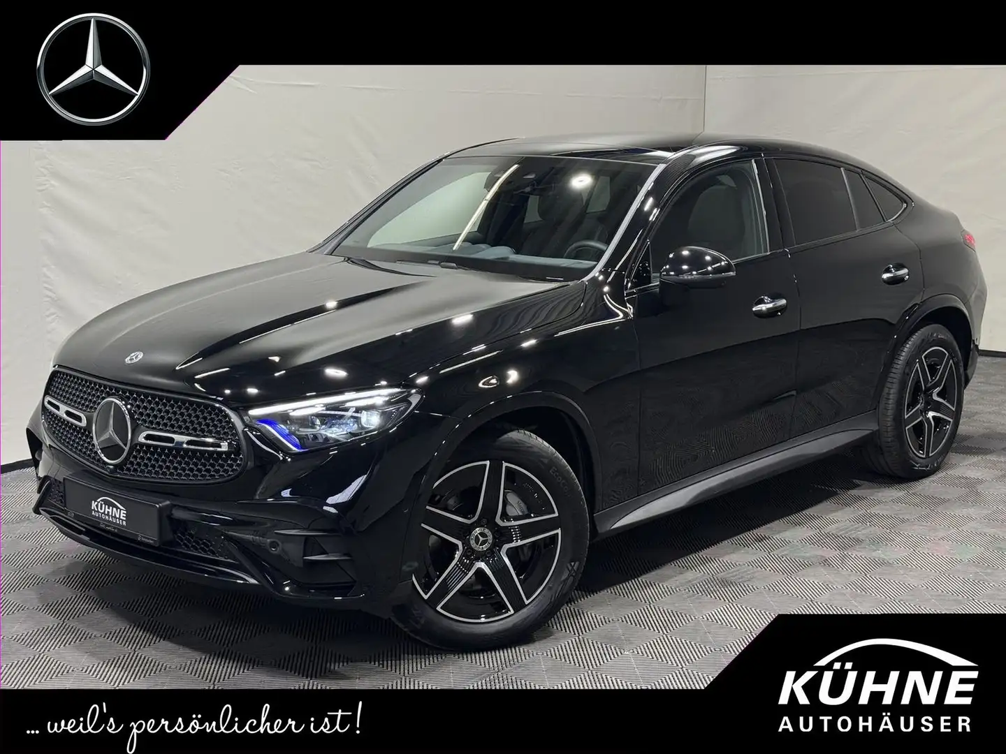 Mercedes-Benz GLC 300 d 4M AMG Night 360° Distro AHK Digital Schwarz - 1