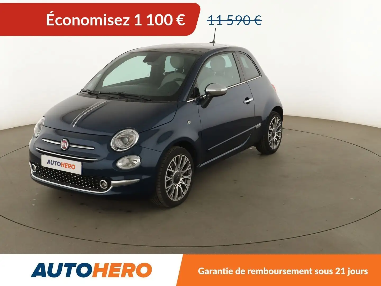 Fiat 500 1.2 Star Bleu - 1