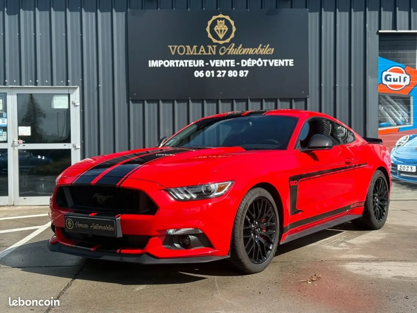 Ford Mustang FASTBACK V8 5.0 421 GT coupé Rouge - 1