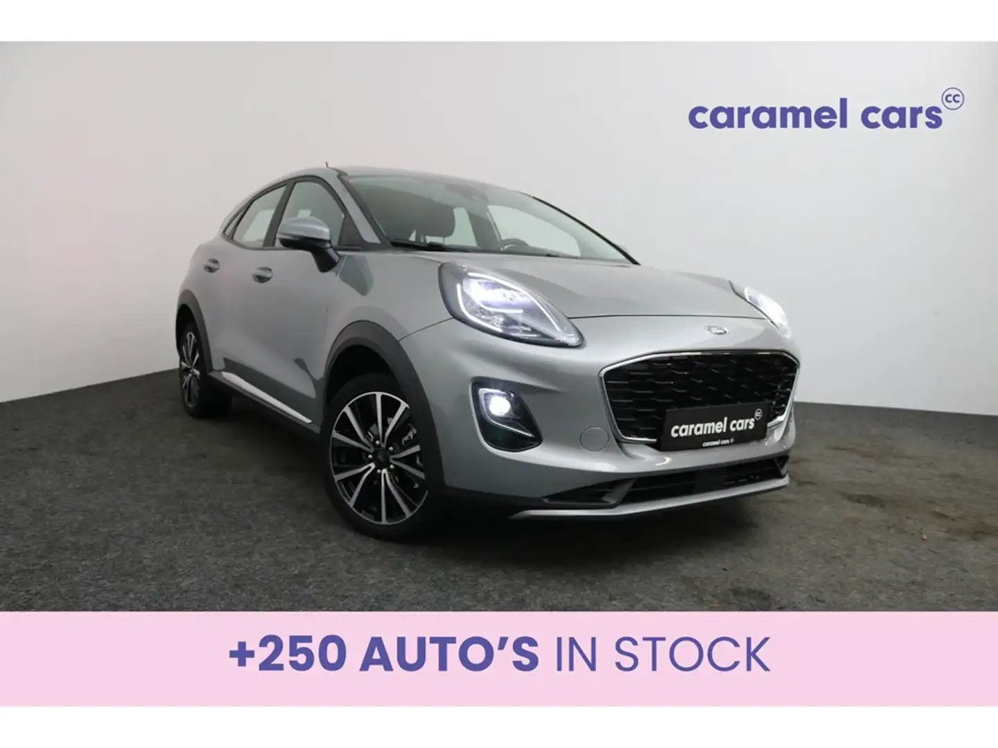 Ford Puma 1.0 BENZINE AUTOMAAT *DAB*GPS*SENSOREN ACHTER*AIRC Grijs - 1