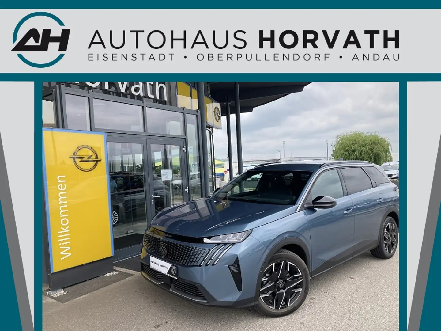 Peugeot 5008 mHEV 145 e-DCS6 Allure Aut. Blau - 1