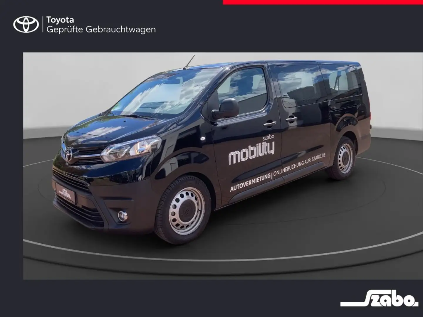Toyota Proace 2,0-l-D-4D L2 (9-Si.) Verso Comfort Navi Schwarz - 1