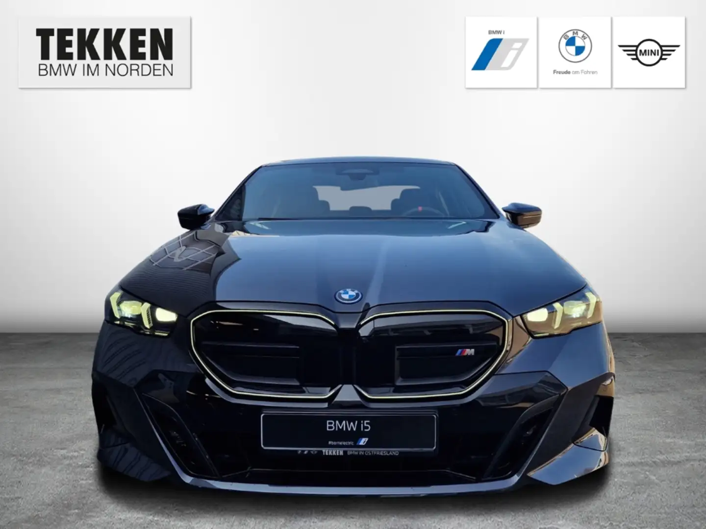BMW i5 M60xDrive AHK/ACC/Panorama/IconicGlow/Autobahnassi Gris - 2