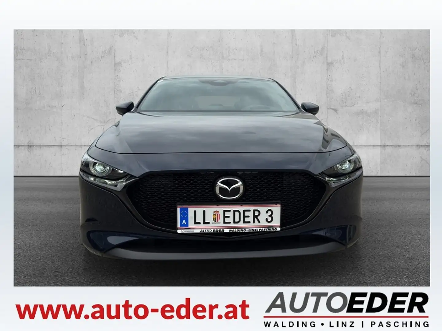 Mazda 3 Mazda3 e-Skyactiv-G140 Exclusive-Line Aut. Bleu - 2