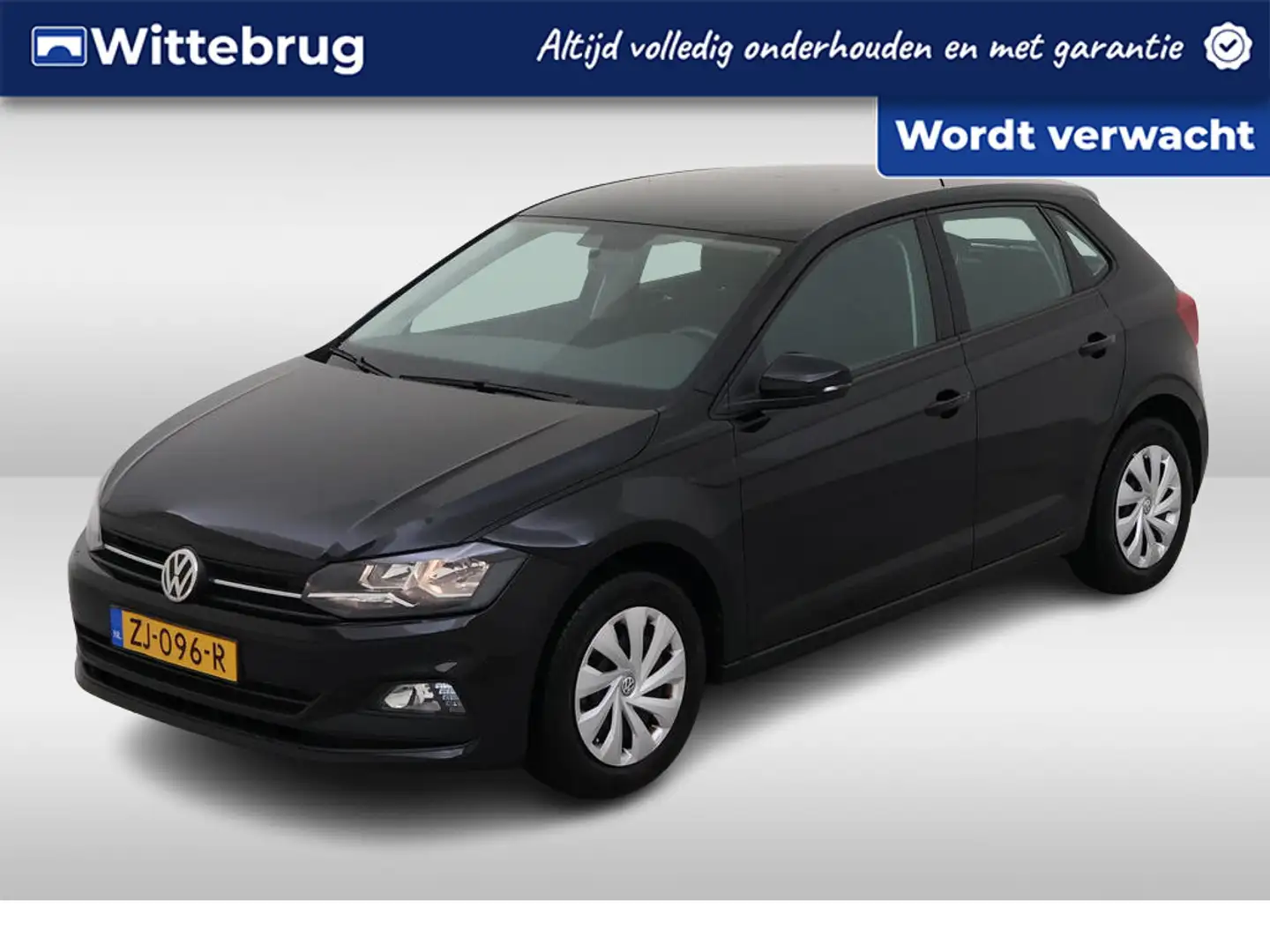 Volkswagen Polo 1.0 TSI Comfortline / PARK. SENSOREN/ NAVI/ AIRCO Zwart - 1
