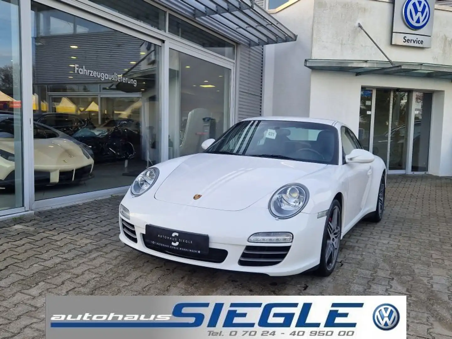 Porsche 911 /997 Carrera S 3.8 4S Navi Schiebedach Parktronic Bílá - 1