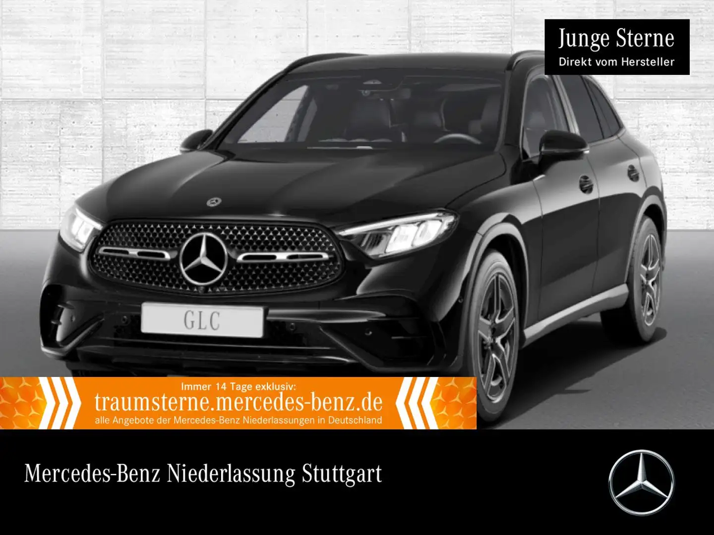 Mercedes-Benz GLC 200 4M AMG+NIGHT+AHK+LED+KAMERA+TOTW+KEYLESS Schwarz - 1