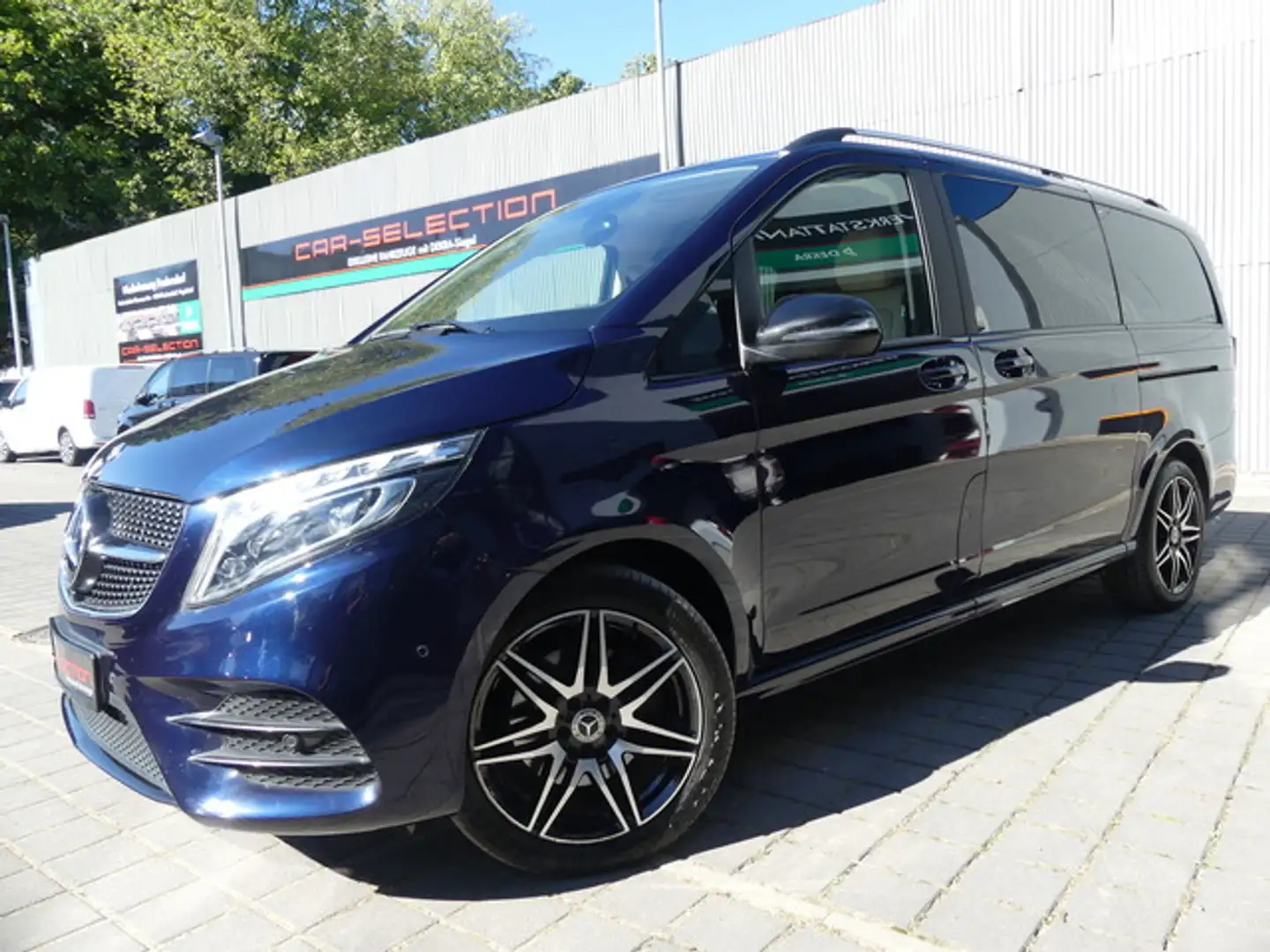 Mercedes-Benz V 300 d 4Mat Avantgarde AMG 3xE-TÜR/AIRMAT/LED/MBUX Bleu - 2