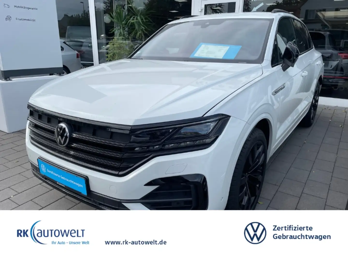 Volkswagen Touareg V6 TDI R-Line 4-Mot. Navi Matrix LED Leder Luftfed Weiß - 1