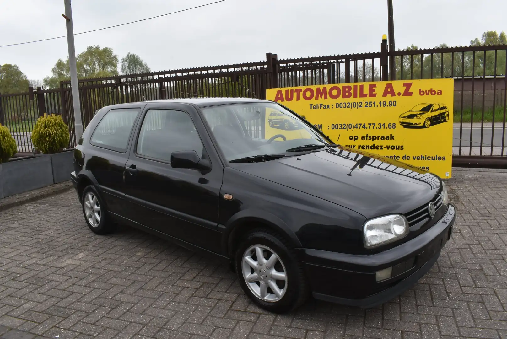 Volkswagen Golf 1.8i Rabbit / Airco Zwart - 1