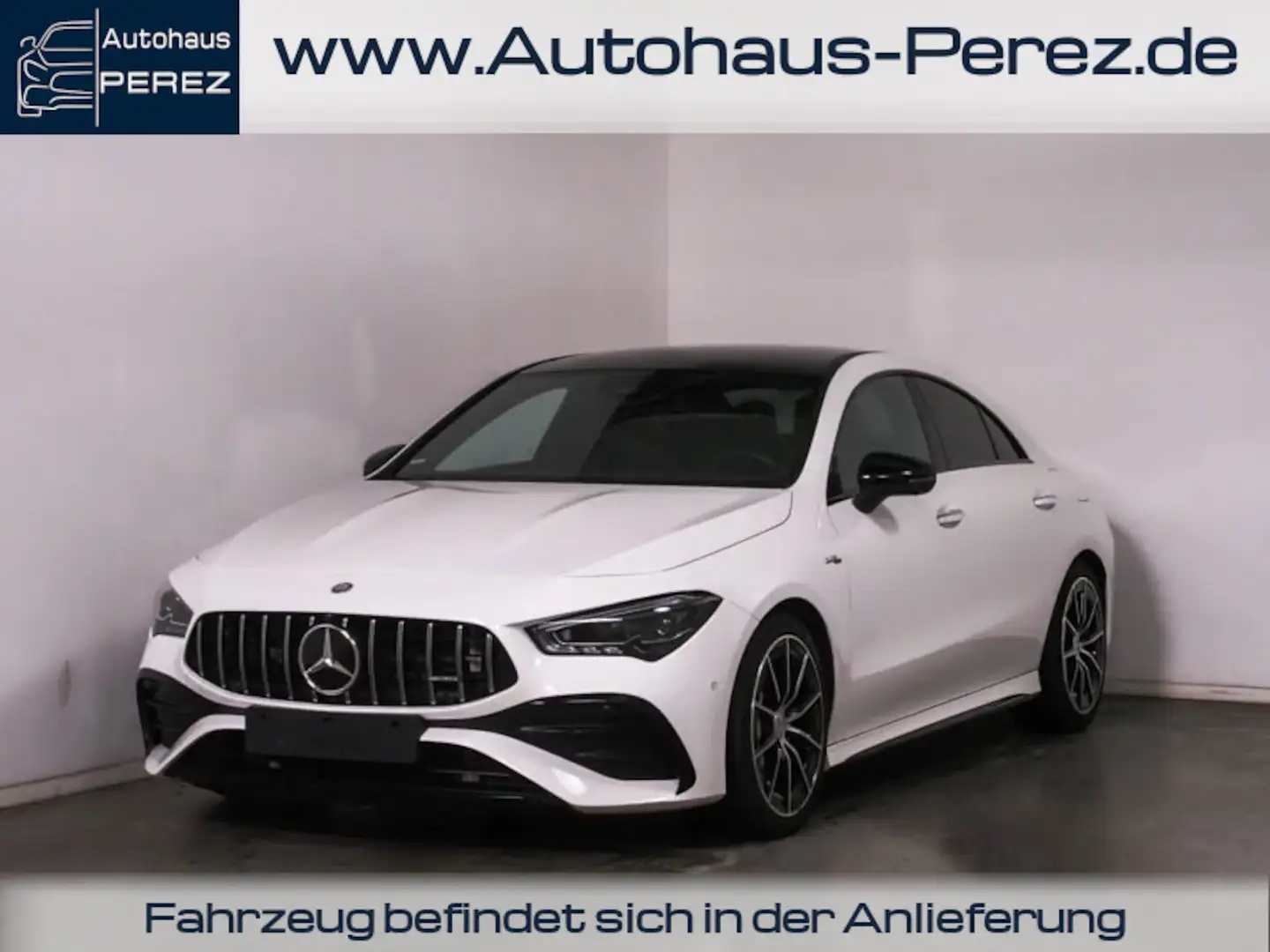 Mercedes-Benz CLA 35 AMG 4M PREMIUM PANORAMA-NIGHT-MEMORY-360° Biały - 1