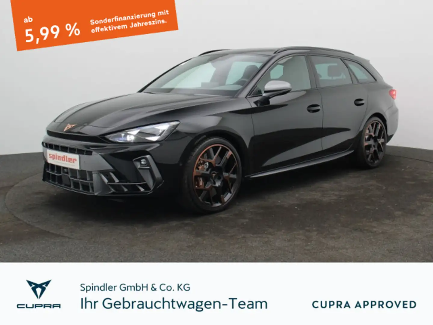 CUPRA Leon VZ Sportstourer 2.0 TSI 4Drive DSG / Pano Schwarz - 1