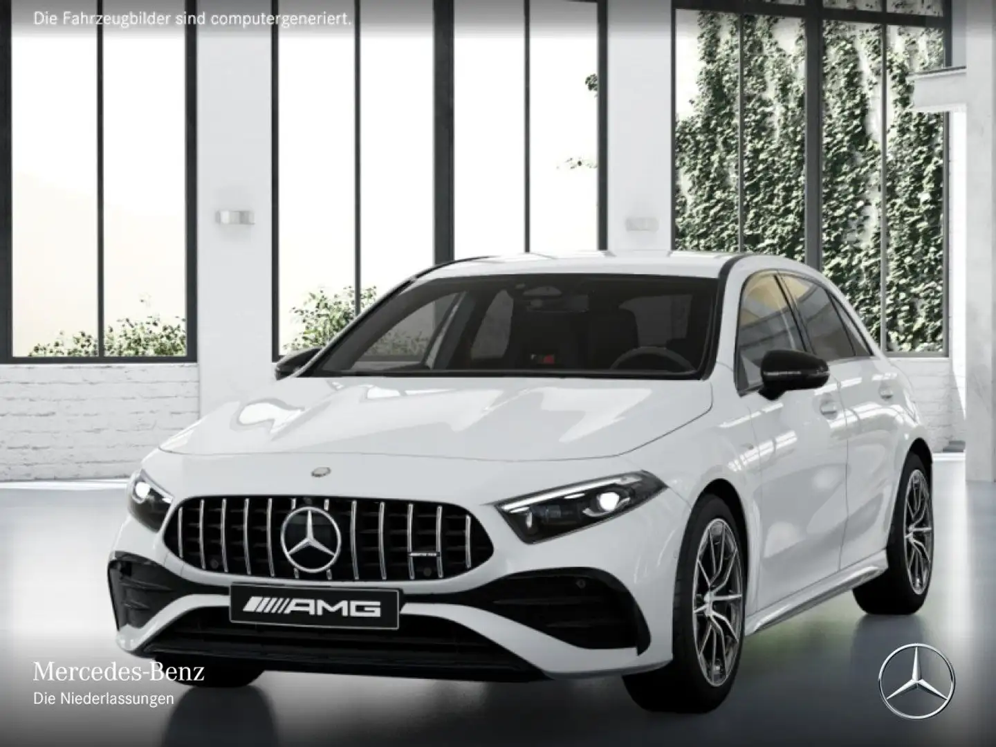 Mercedes-Benz A 35 AMG A 35 4M Kompakt AMG+MULTIBEAM+KAMERA+TOTW+KEYLESS Blanc - 2