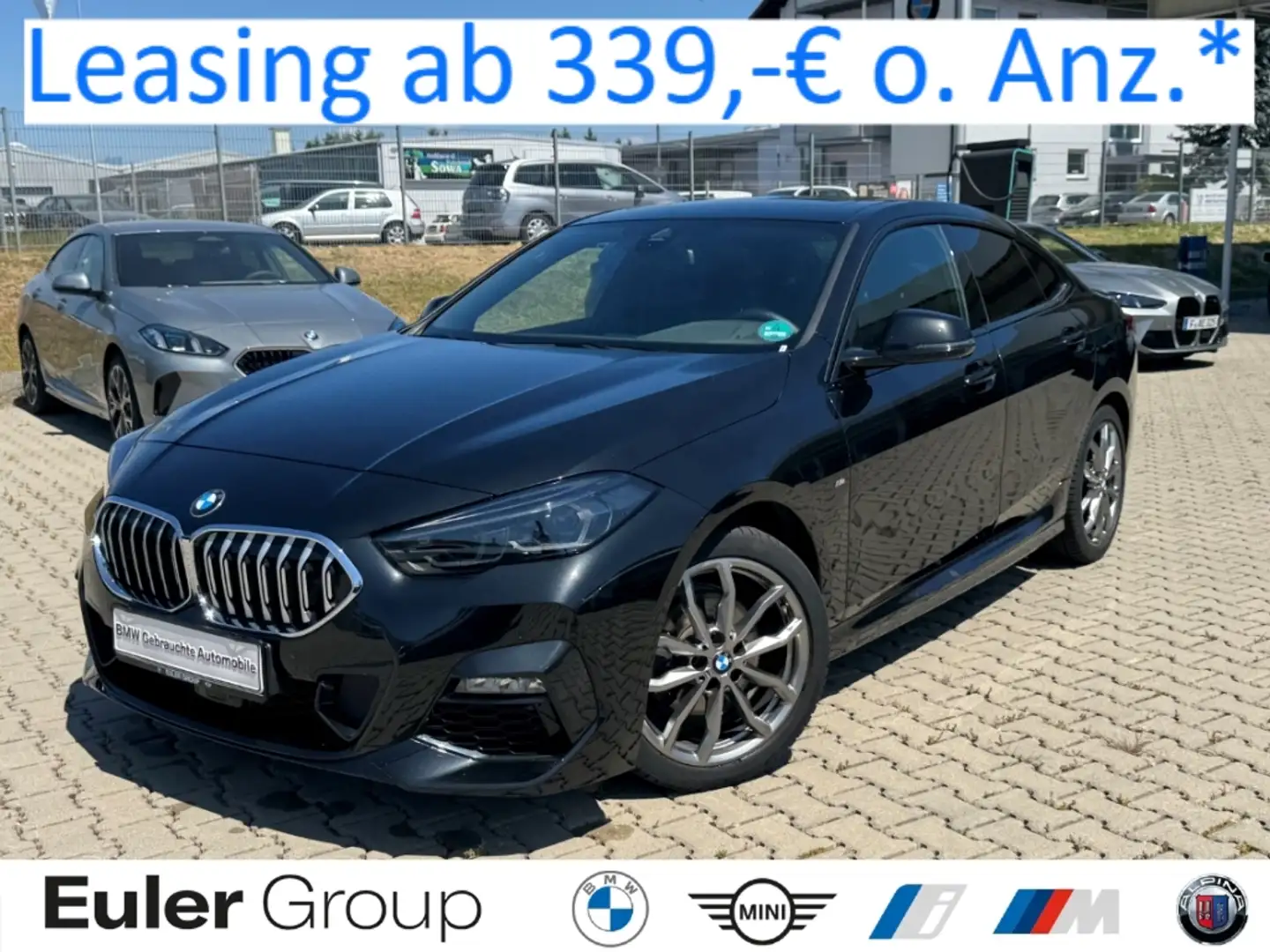 BMW 218 Gran Coupe i DKG M Sport Pano ACC LCProf Travel+Co Schwarz - 1