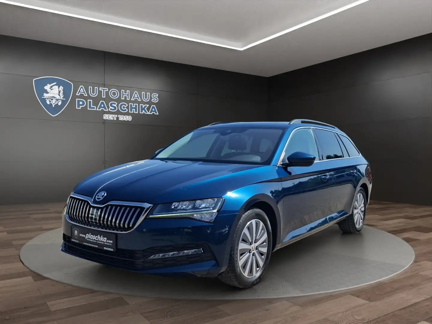 Skoda Superb C. 2.0 TDI DSG Ambition AHK+PANORAMA+NAVI Klima Blau - 1