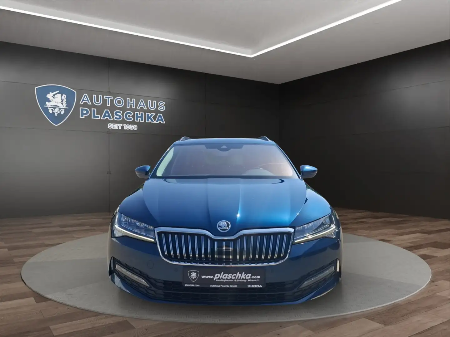 Skoda Superb C. 2.0 TDI DSG Ambition AHK+PANORAMA+NAVI Klima Blau - 2