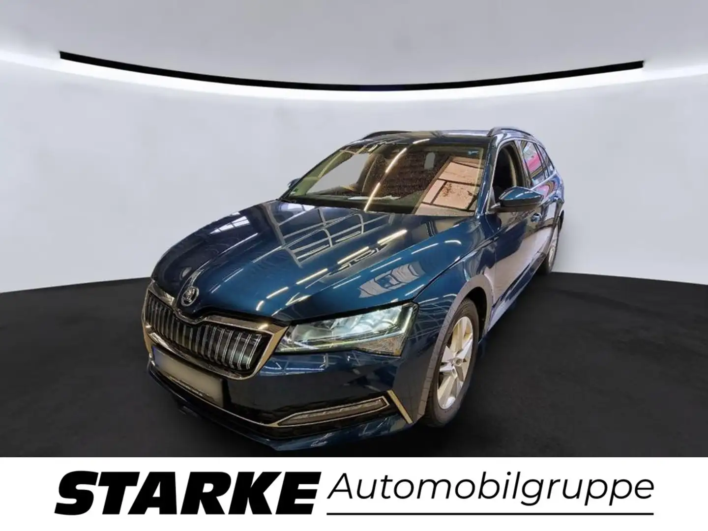 Skoda Superb Combi 1,4 electric/TSI DSG Ambition iV Blauw - 1