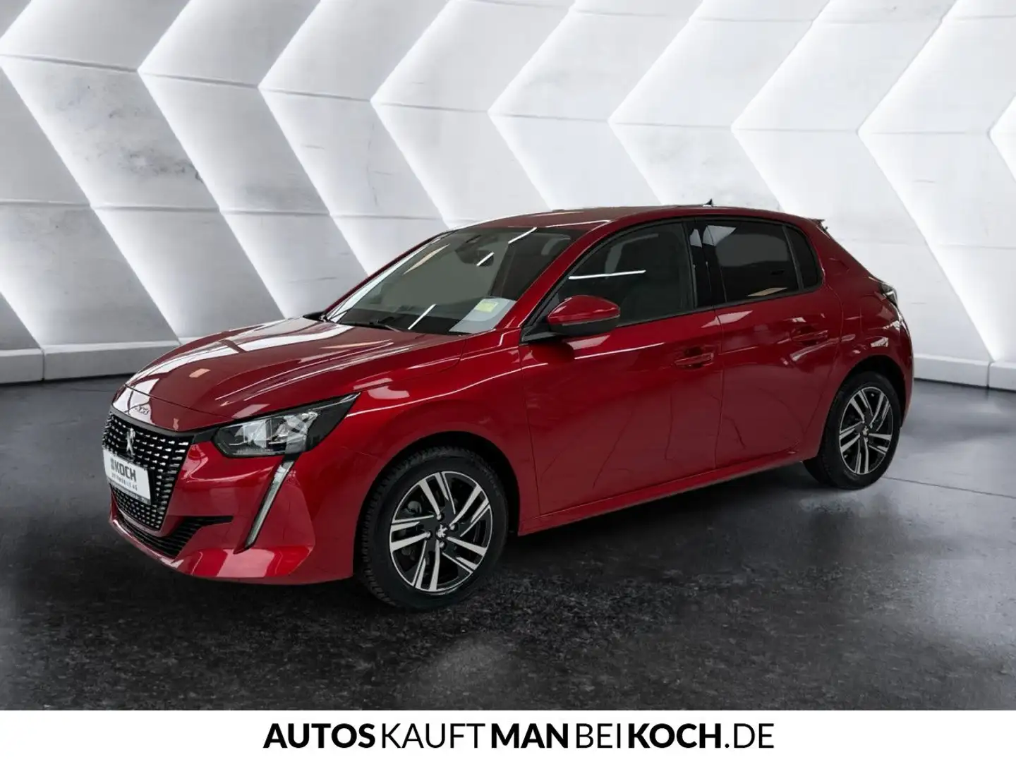Peugeot 208 1.2 PureTech 100 Allure (EURO 6d) Bluetooth Rot - 2