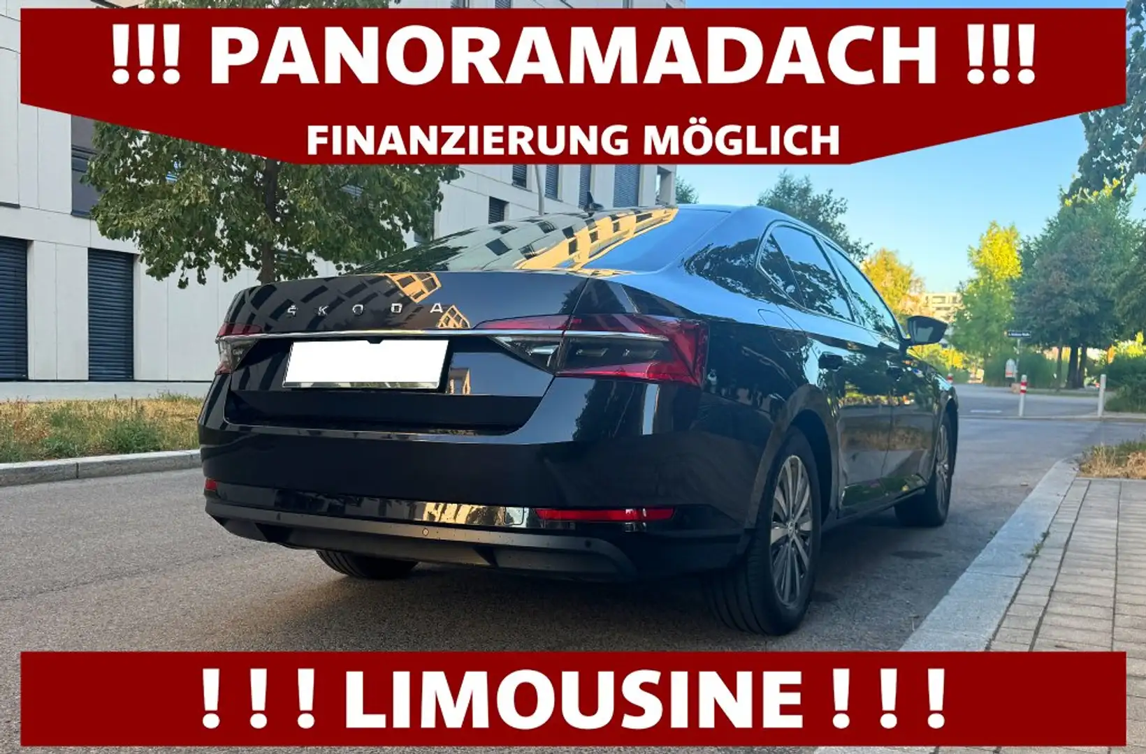 Skoda Superb 2,0 TDI STYLE DSG | PANORAMA | LEDER | SPORT Schwarz - 2