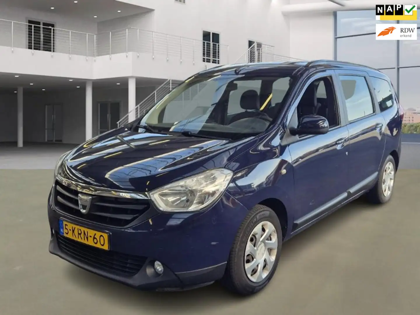 Dacia Lodgy 1.2 TCe Lauréate 7PERS|AIRCO|CRUISE|TREKHAAK|ORIGI Albastru - 1