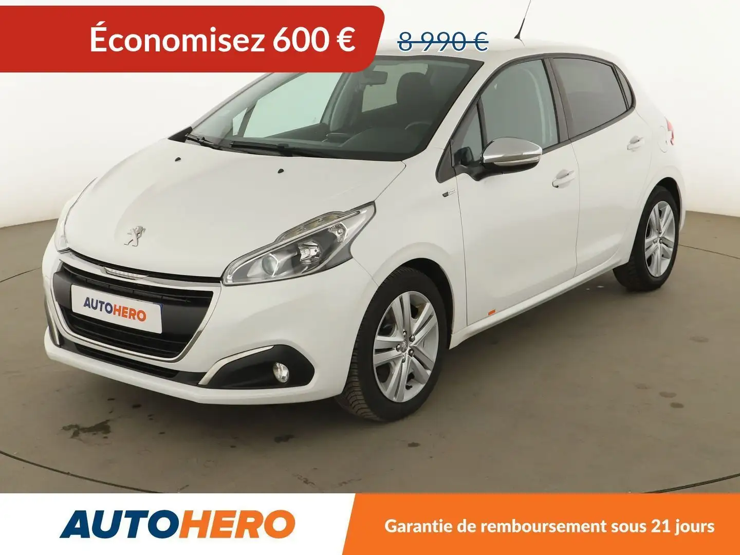 Peugeot 208 1.6 Blue-HDi Style Blanc - 1
