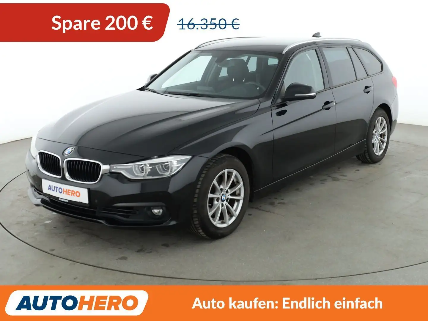 BMW 318 318i Advantage Aut.*NAVI*LED*TEMPO*PDC* Schwarz - 1