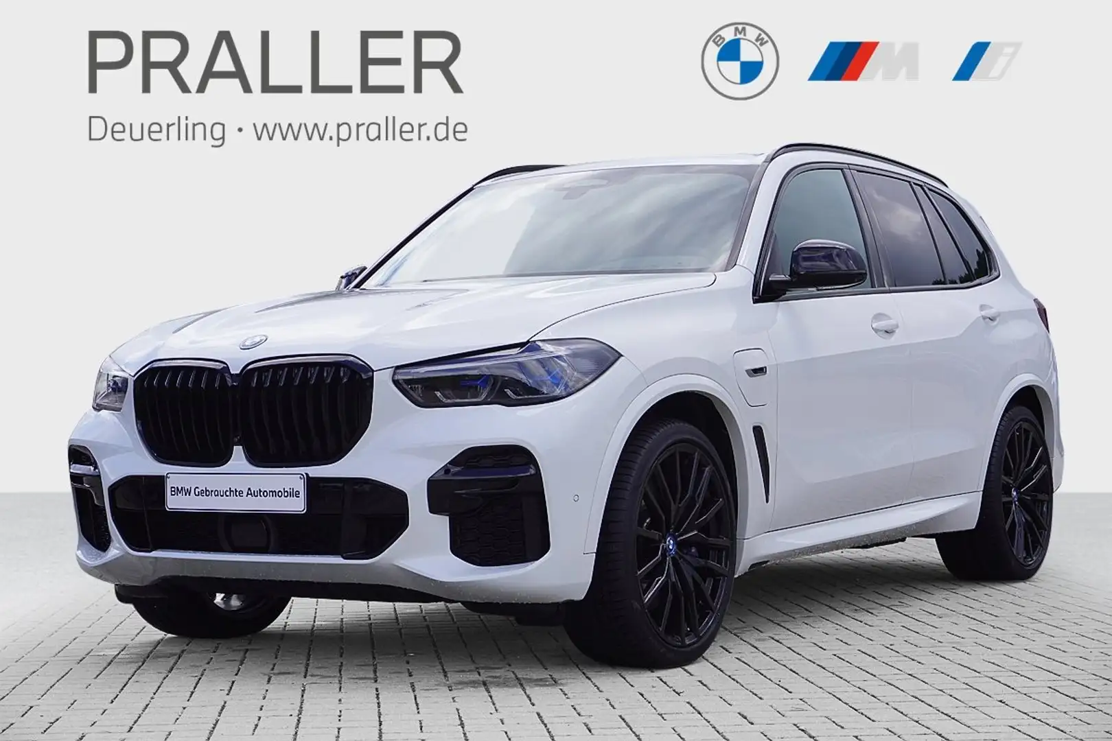 BMW X5 xDrive45e M Sport HeadUp 22" ACC 360Kamera Glasdac Weiß - 1