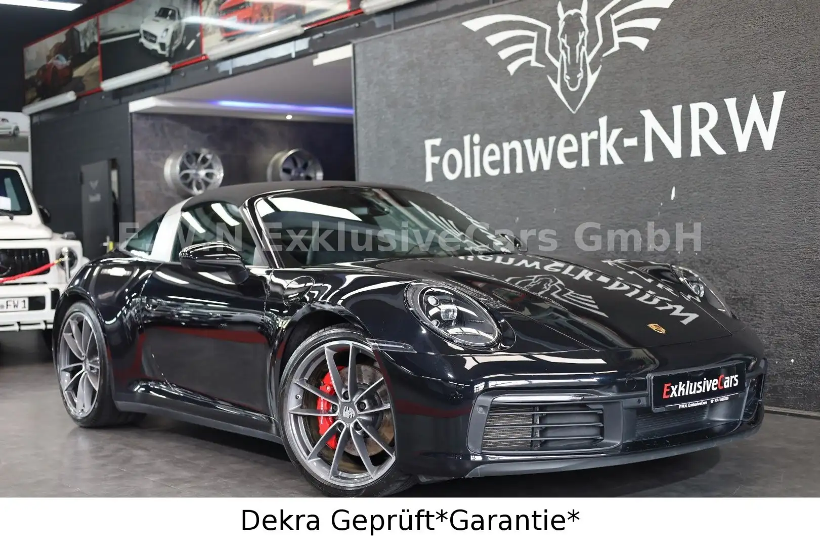 Porsche 911 /992 Targa 4 S*Approved 12/26*PDLS*Sp.Ausp. Schwarz - 1