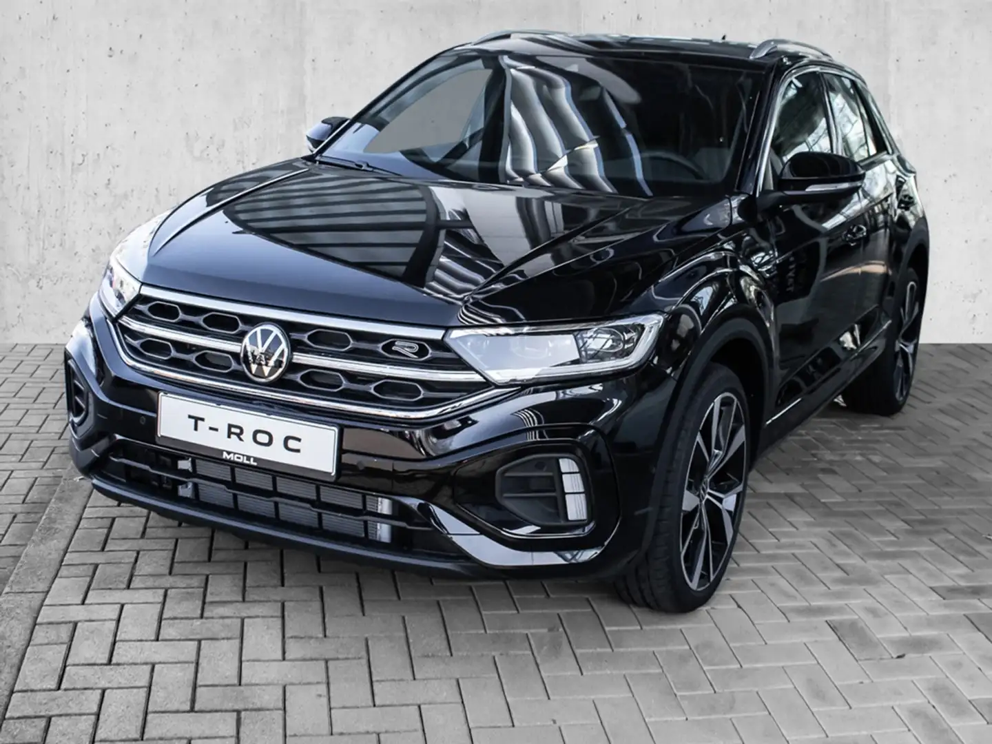 Volkswagen T-Roc R-Line 2.0 l TDI DSG NAVI LED LM ACC KAM Negro - 2