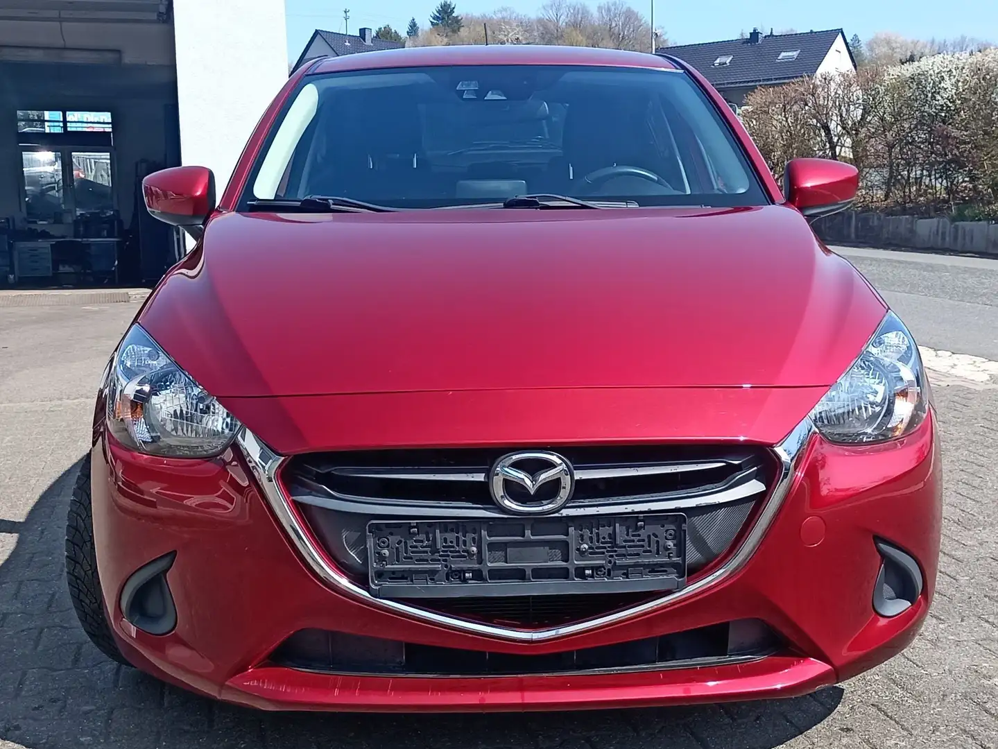 Mazda 2 Center-Line TÜV NEU NAVI TEMP. S.Hz. PDC Rojo - 2