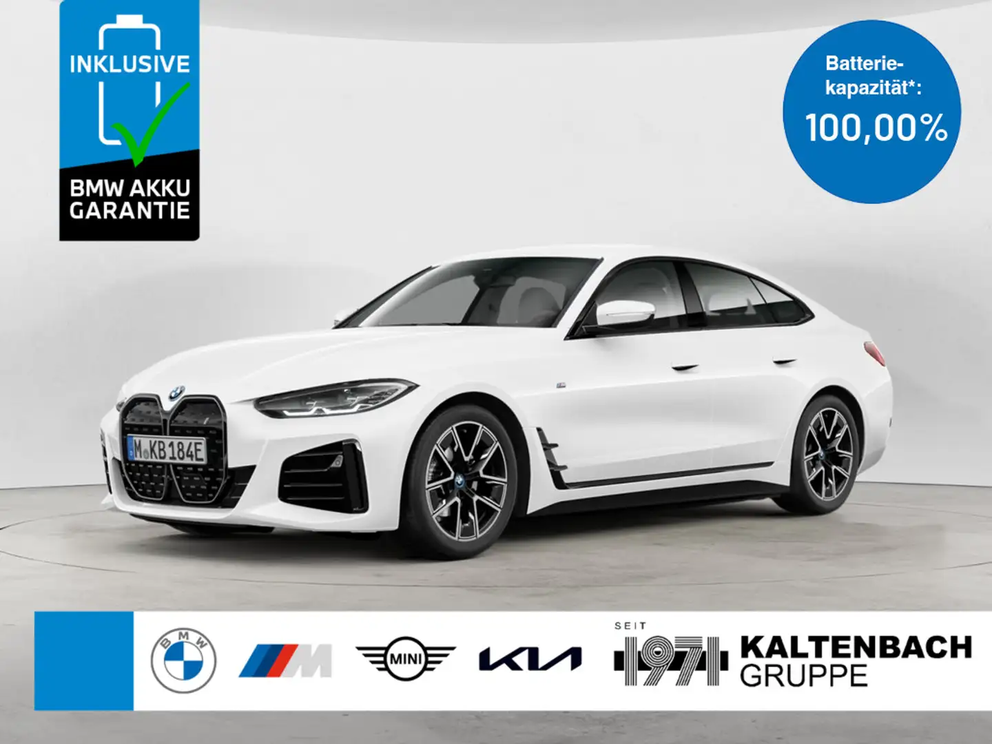 BMW i4 Gran Coupe 35 eDrive M-Sport AHK LED ACC Weiß - 1