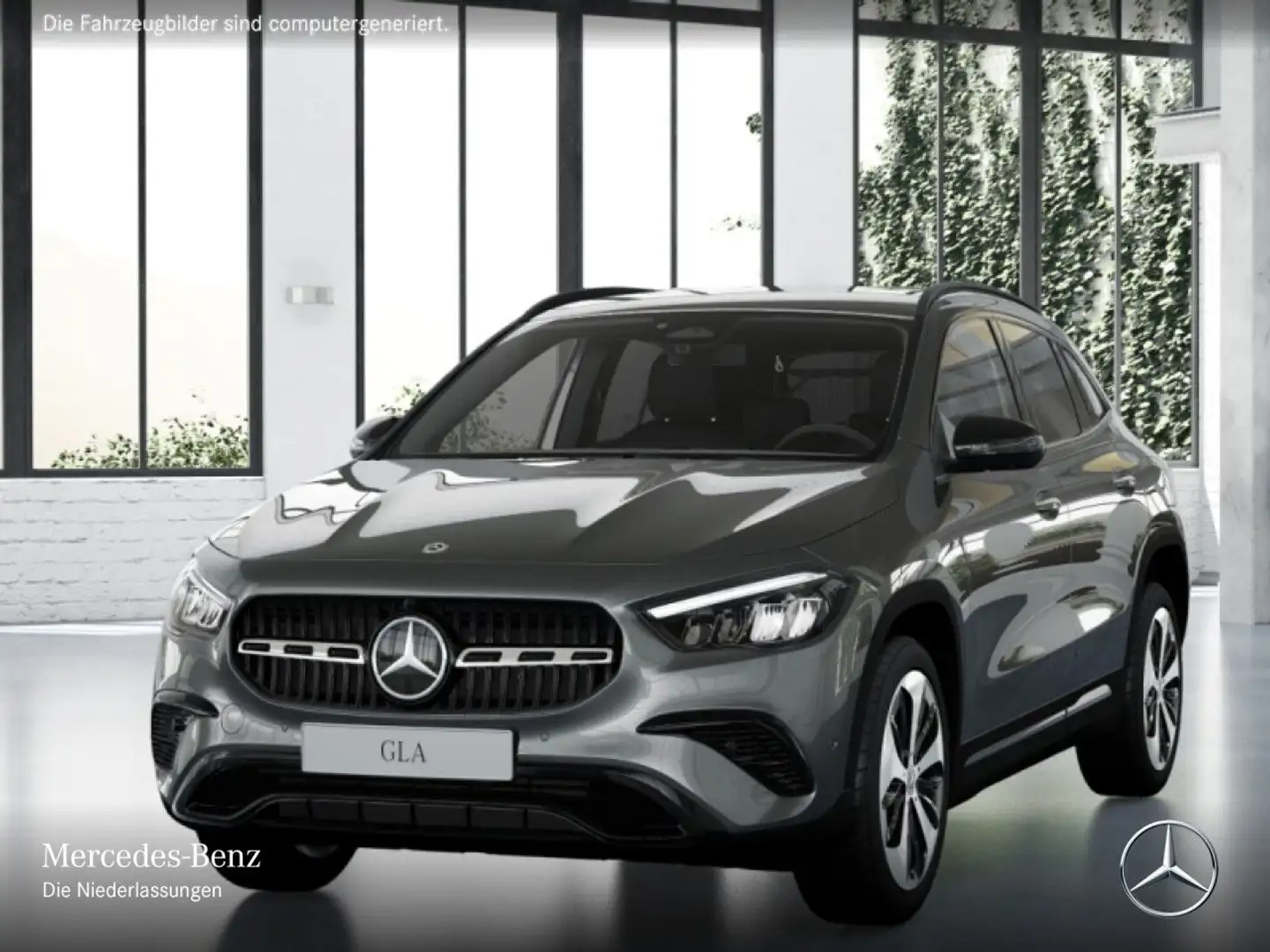 Mercedes-Benz GLA 180 PROGRESSIVE+NIGHT+360°+AHK+LED+TOTW+7G Grau - 2