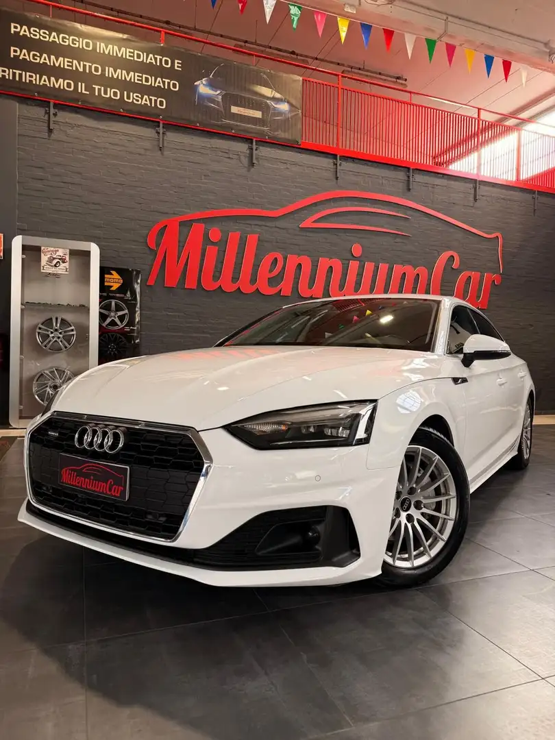 Audi A5 SPORTBACK 40 TDI S tronic quattro  chilometri cer Weiß - 2