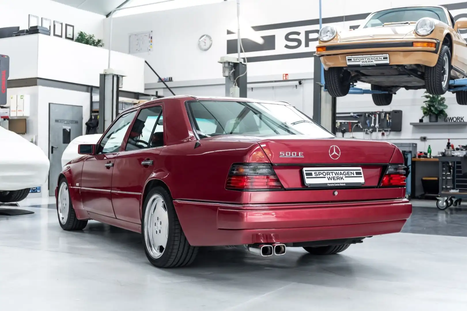 Mercedes-Benz E 500 500E I Serie 1 I Porsche I H-Zulassung I BRD Rot - 2