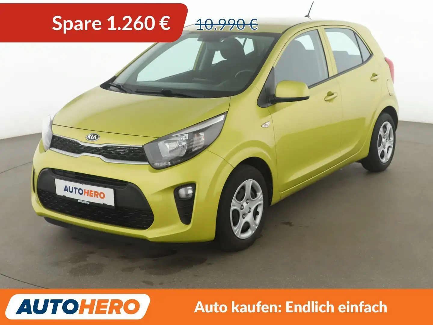 Kia Picanto 1.2 Edition 7 *SHZ*LHZ*KLIMA*GARANTIE* Gelb - 1
