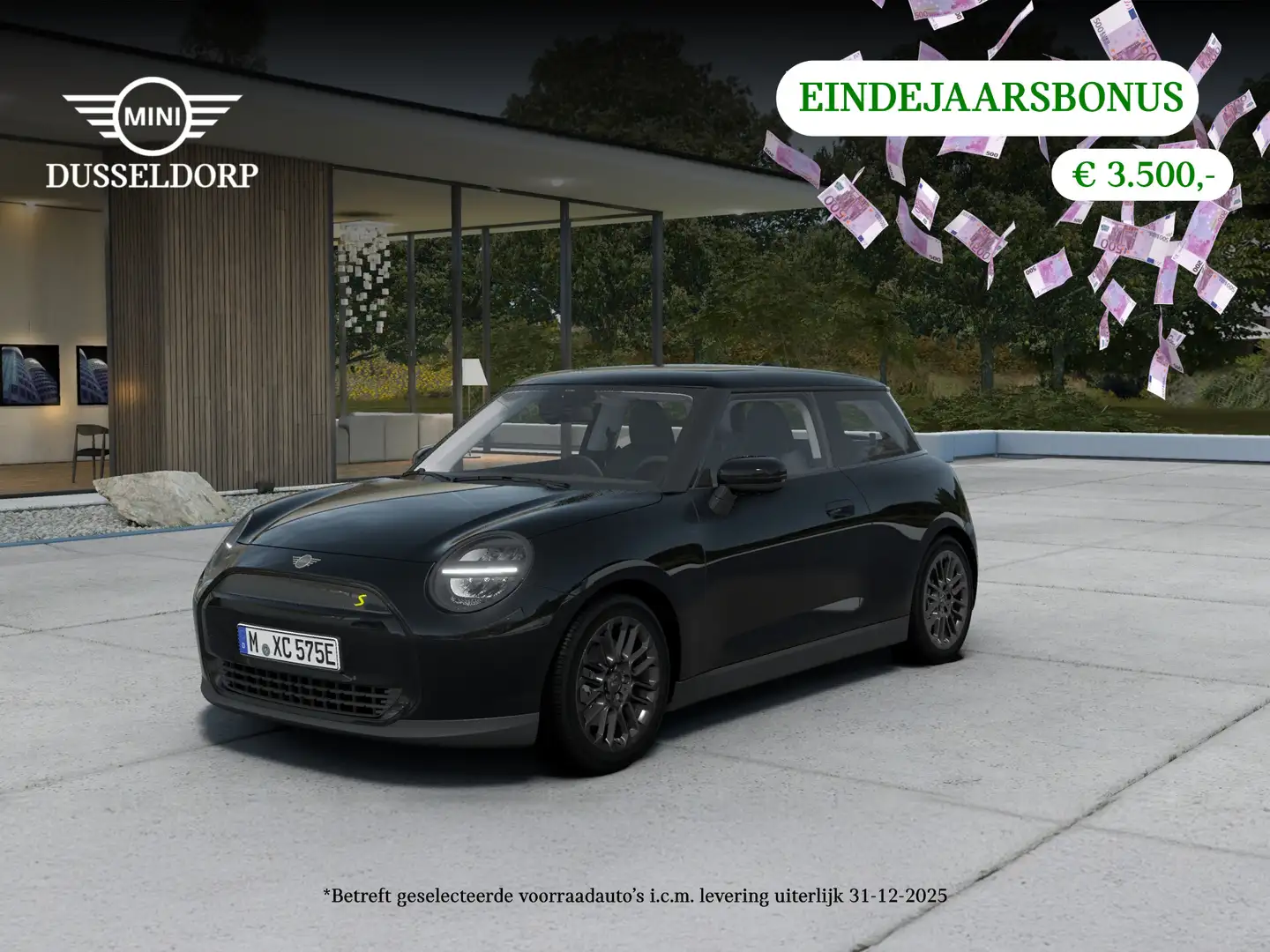 MINI Cooper SE Essential PRIVATE LEASE EUR 404,- (48 mnd/10.000 k Noir - 1