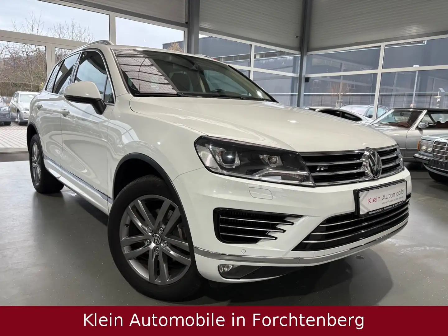 Volkswagen Touareg R Line Sport TerrainLederNavBiXenonKamer Weiß - 1