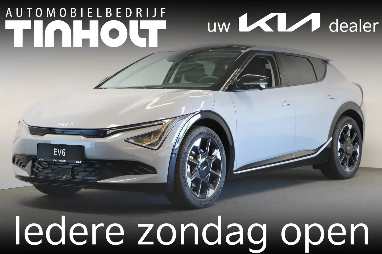 Kia EV6 Plus Advanced 84 kWh Panoramadak Direct Uit Voorra Grijs - 1