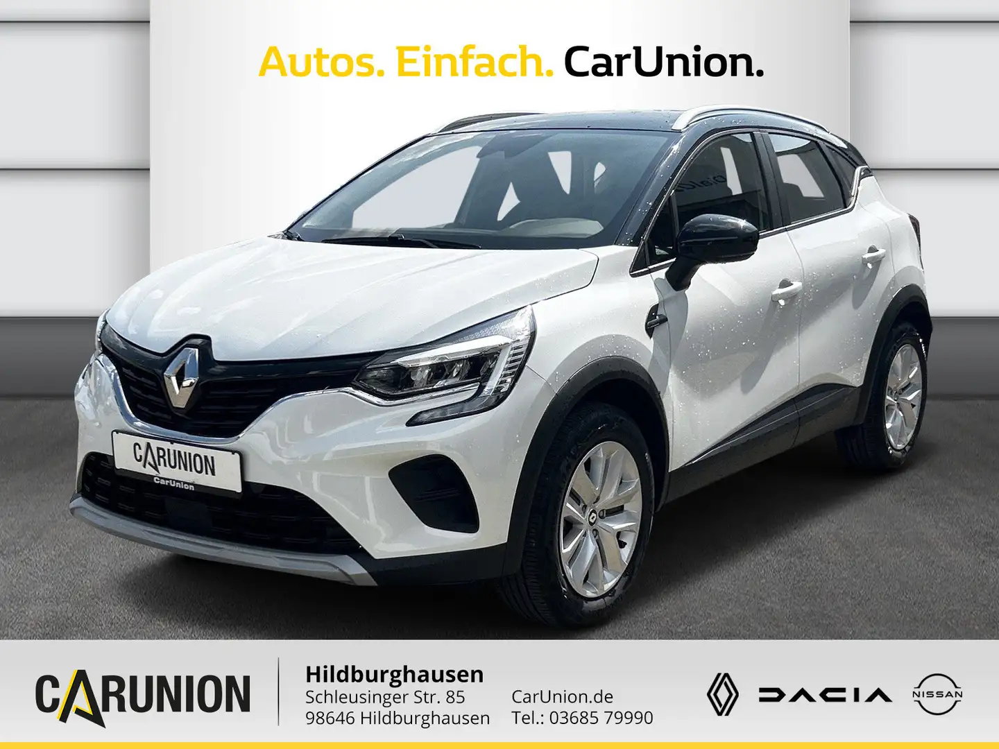 Renault Captur EQUILIBRE TCe 140 Komfort+Winter Weiß - 1