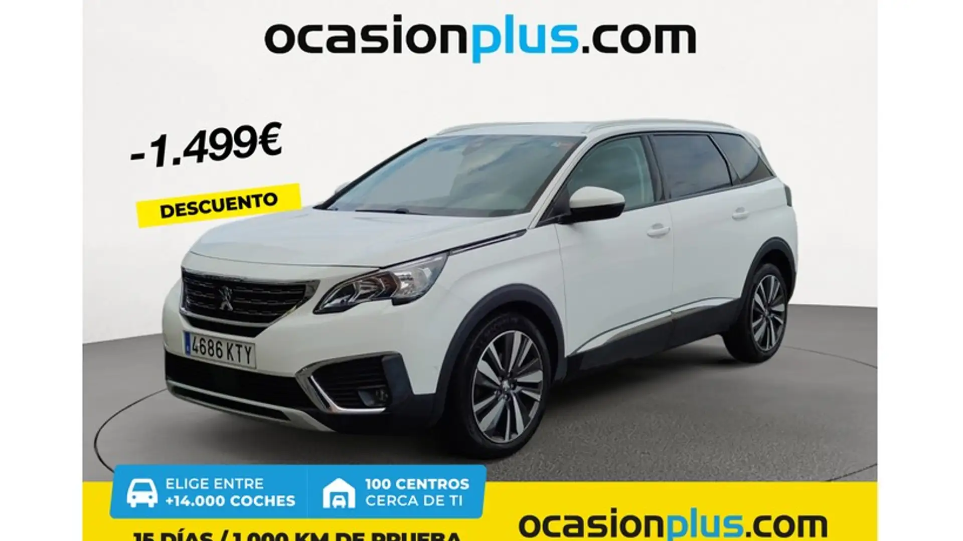 Peugeot 5008 1.2 PureTech S&S Allure 7 pl. 130 Blanc - 1