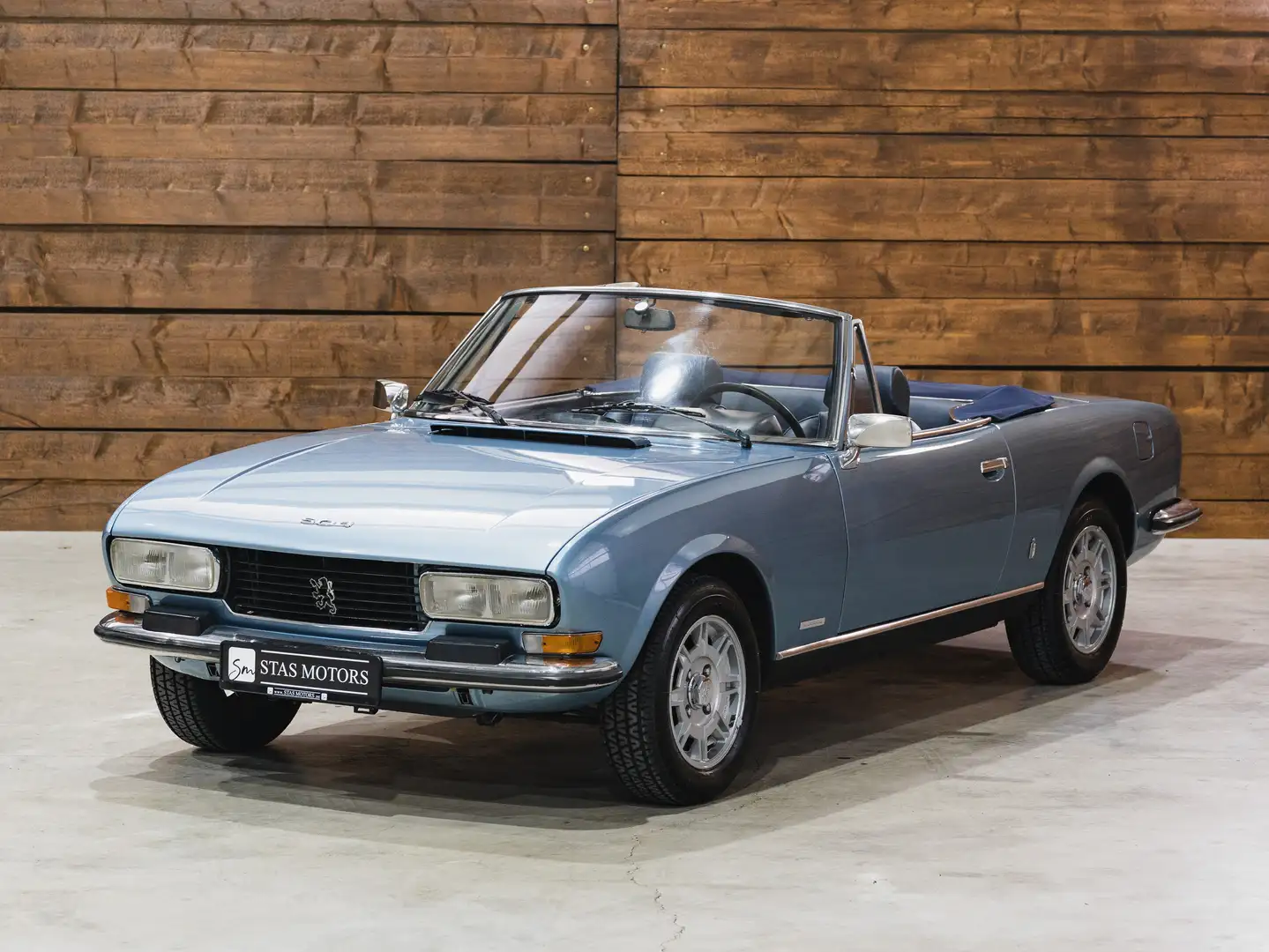 Peugeot 504 CABRIO 2.7 V6*H-ZULASSUNG*RESTAURIERT*DEUTSCH Modrá - 2