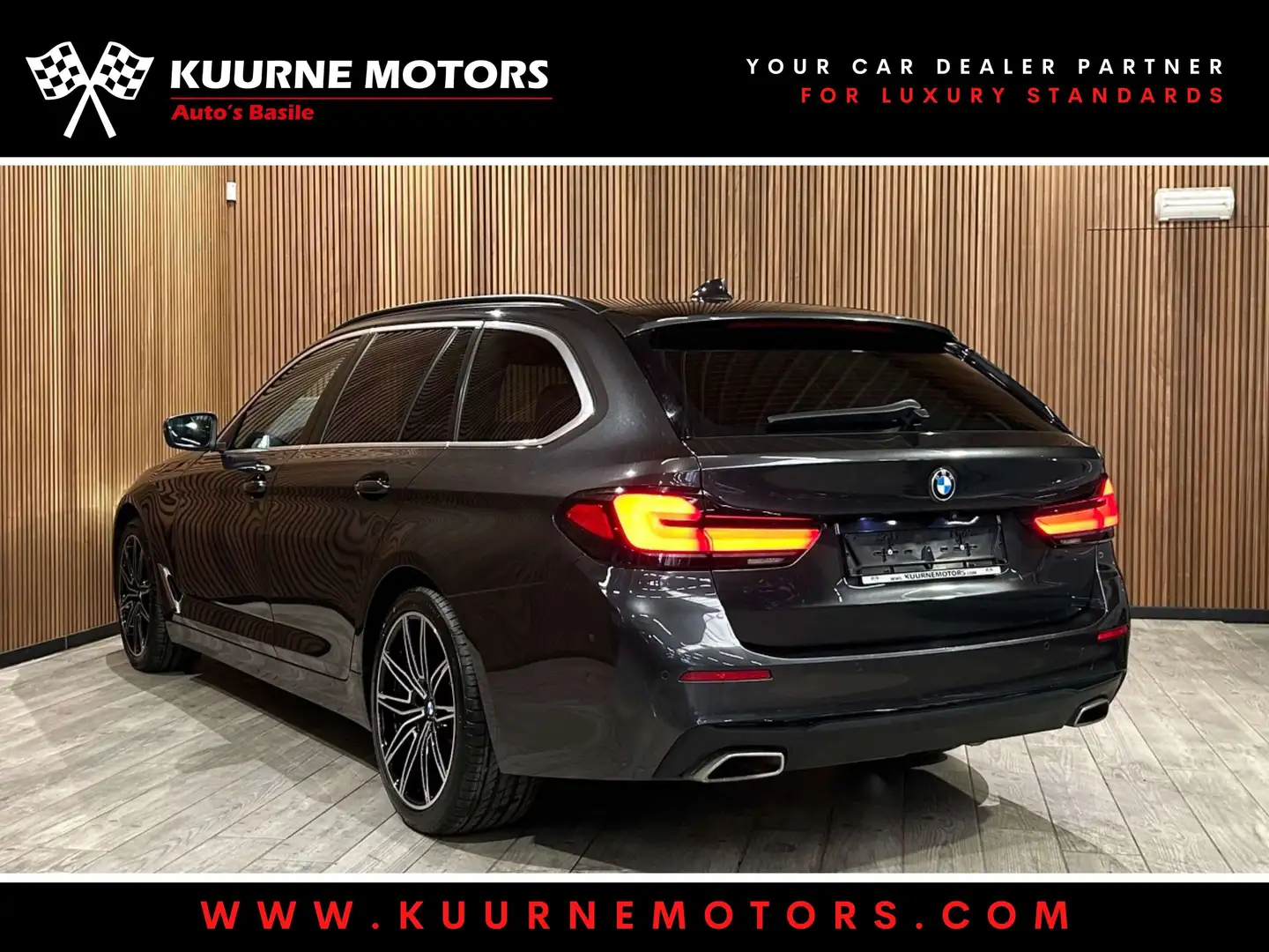 BMW 518 dA Touring Alu19\/Led/Cam/GprPro/Bt *1j garantie* Gris - 2