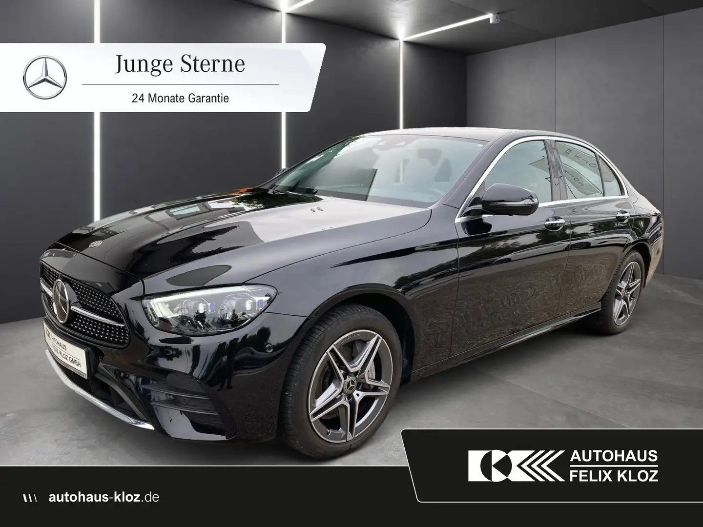 Mercedes-Benz E 300 e 4M AMG*Distronic*AHK*Sitzklima*SHD*HeadU Schwarz - 1