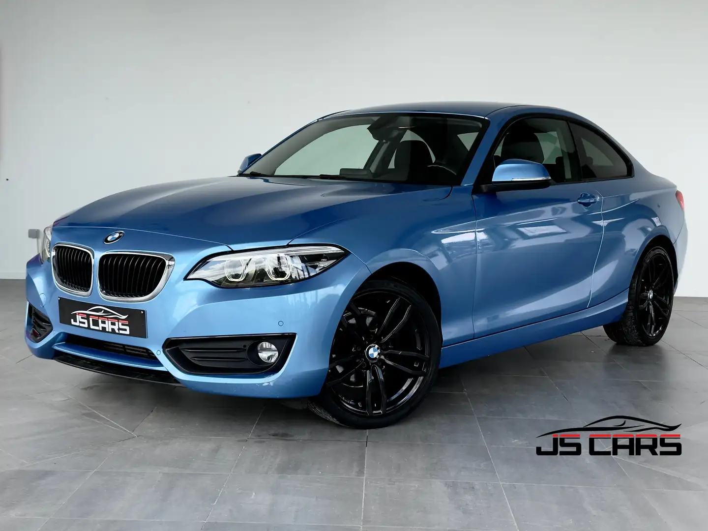 BMW 218 dCoupé SPORT-GPS-JANTES17-PDC-AC AUTO-BLUETOOTH Синий - 1