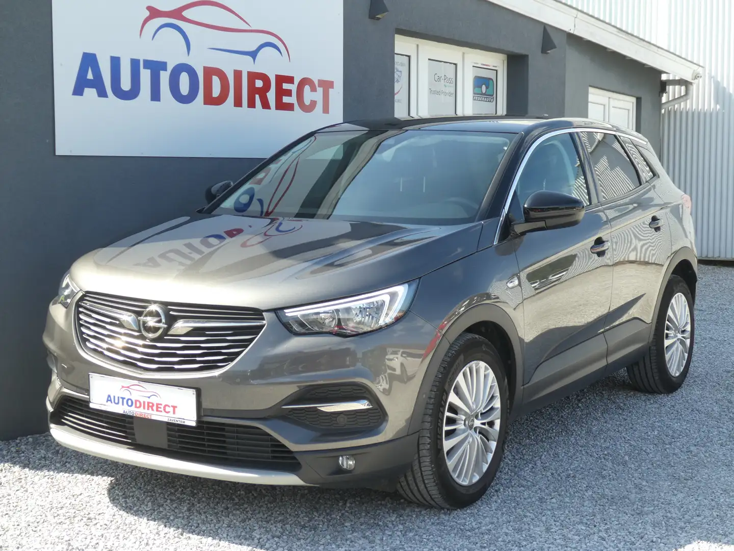 Opel Grandland X 1.2 Turbo Ultimate Bi-Tone Cuir, Navi, Camera, PDC Grijs - 1