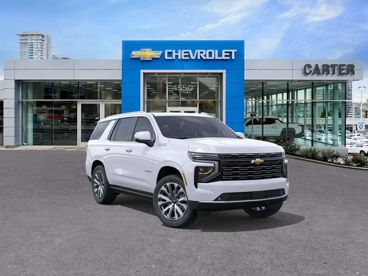 White 2026 Chevrolet Tahoe SUV / Crossover Four-Wheel Drive Automatic