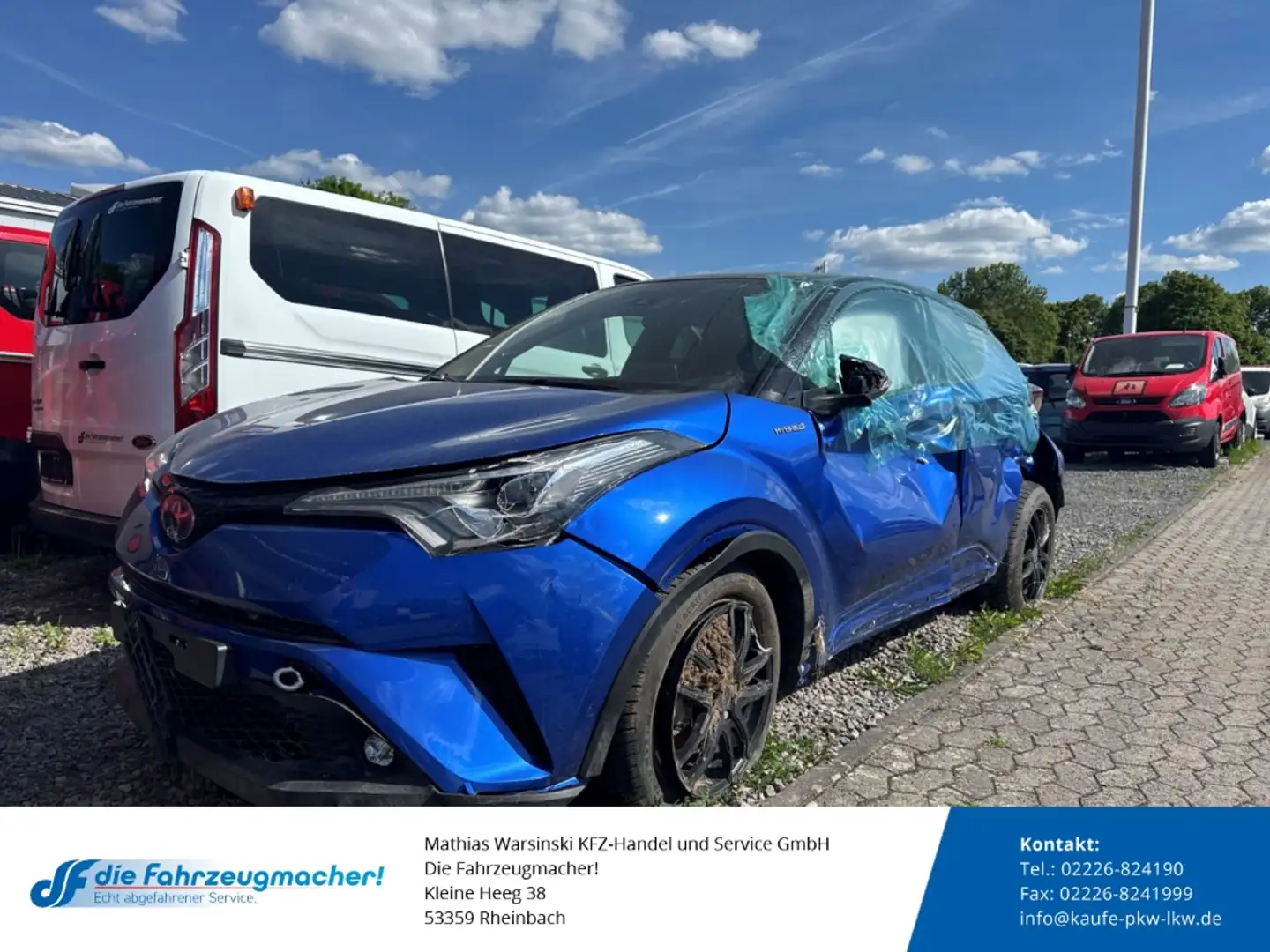 Toyota C-HR Hybrid Style Selection 1.8 EU6d-T *TOTALSCHADEN Mavi - 1