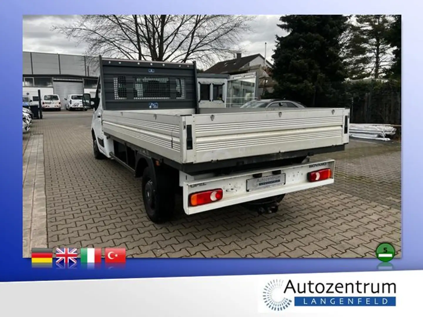 Opel Movano B 2.3 CDTI Pritsche L3H1 3,5t *KLIMA*AHK* Белый - 2