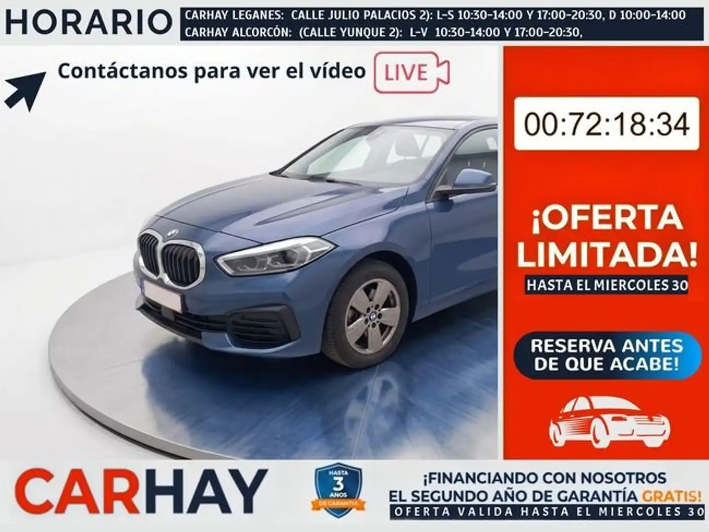 BMW 116 116d Azul - 1